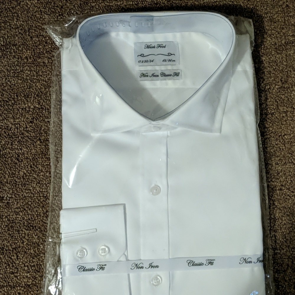 Mark Fred white dress shirt